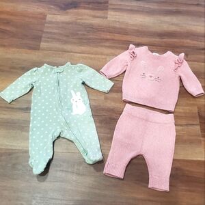 Baby Girl Easter Clothing Lot